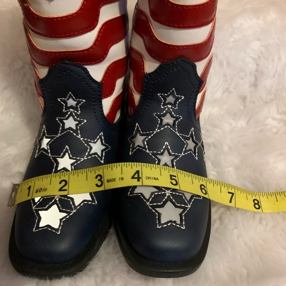 Kids square to western patriotic cowboy boots
Size 9 toddler LNWOT+ - Picture 8 of 12